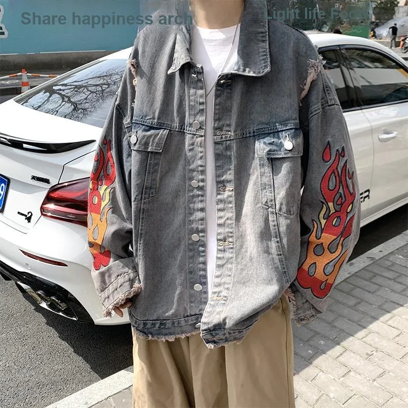 TYPERIGHTER Denim Jacket Unisex Blue-1