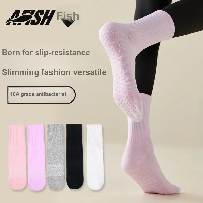 AFISH Mid-Calf Socks Women's 3 Pack Shopping Bag-7