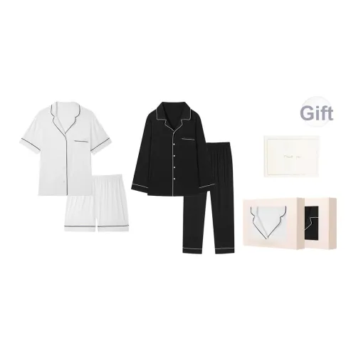 FREELASS Пижамный комплект Подарочная коробка Летний Унисекс 2 комплекта Одежды