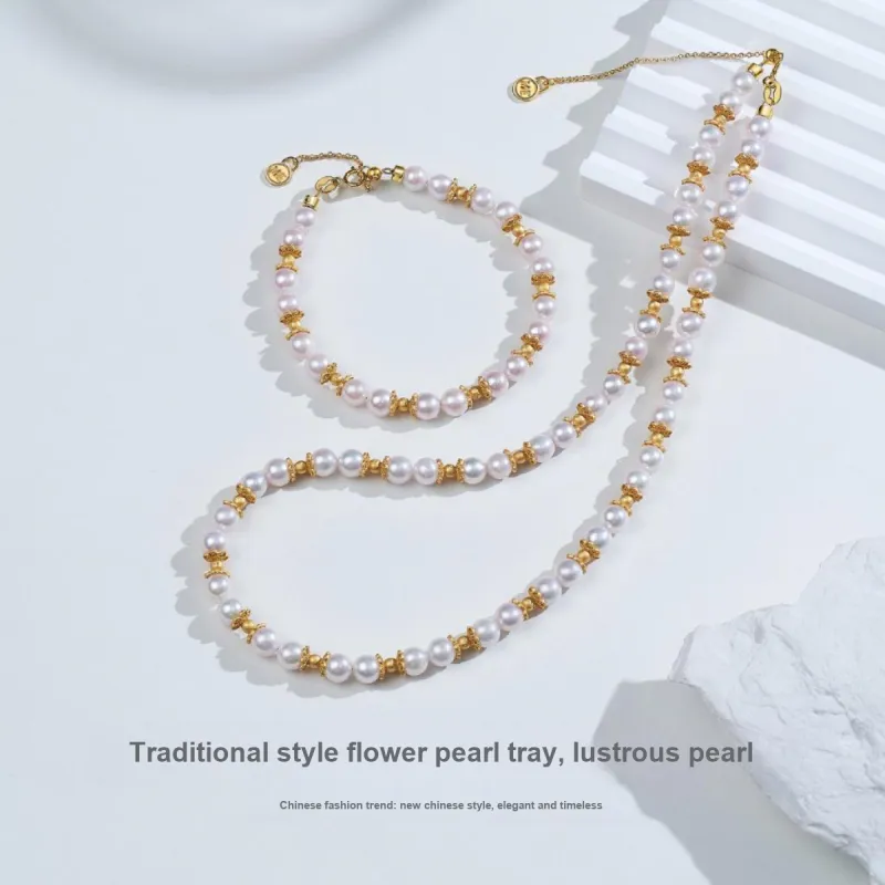 ME LUXE Saltwater Pearl Necklaces Women's-4