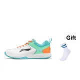 White Green+Sports Socks