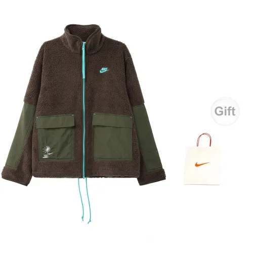 Nike Jackets Men Brown Gift Bag