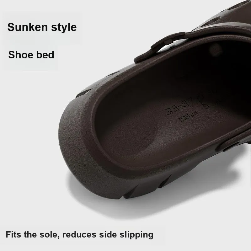 Yu Pu Clogs For Hospital Nurses Breathable Platform Slippers With Odor Resistant EVA, Closed Toe Home Slippers-5