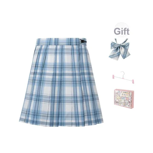 RIMUXINGHE [Unstoppable 43см] Клетчатая Юбка + Арочные Галстуки Включает Вешалку + Коробку Женская Униформа