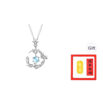 Chongqing Gold Store S925 Silver Necklaces Women's