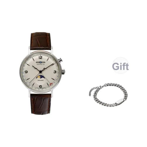 ZEPPELIN Hindenburg Collection Кварцевый механизм Мужские часы Часы Белый циферблат