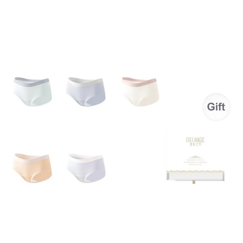 XIA.WA.ZHI.XIU Underpants Women's Shopping Bag 5 Pack-24
