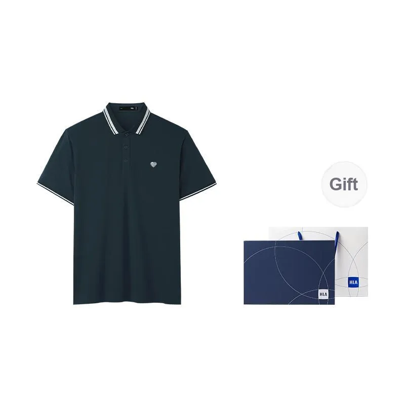 HLA The Heart Is The Series Polo Shirt Men's-47