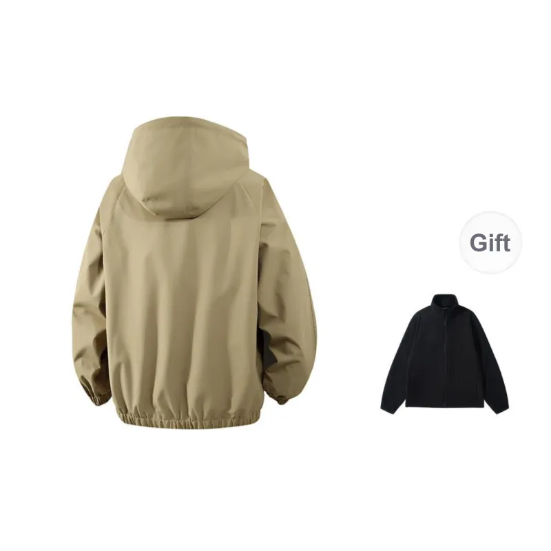 Yiwen Water Resistant Windproof Breathable Warm Windbreaker Jacket Unisex-11