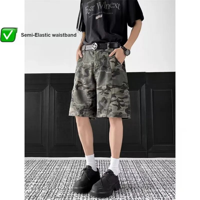 KNOCKSPARK Cargo Shorts Unisex Camouflage-2