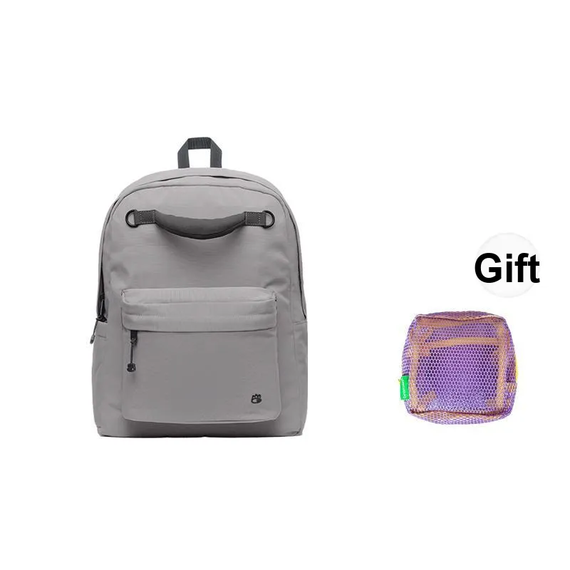 Bromen Fabric Backpack Tubas Unisex Pink/Light Blue-0
