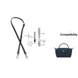 (Dark Blue) Adjustable 95-124cm Shoulder Strap+Perforated Set