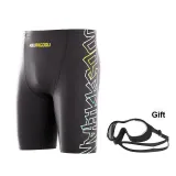 Black White (Dazzling Color Letter Version)+Black Swim Goggles