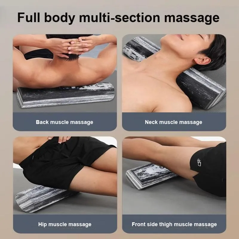 Ph.D. Research Solid Foam Rollers Camouflage Black Gray EVA Full Body 45*12.5cm-4