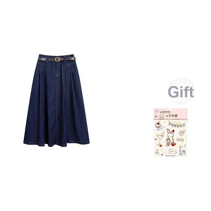 ZIHAN Повседневный Длинный Юбка Женские