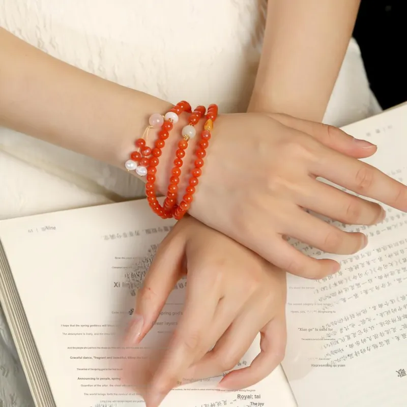 Artisan lock heart jade Bracelets Unisex-3