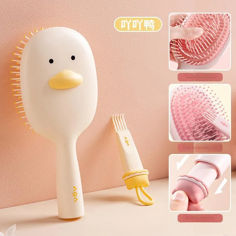 ZHENZI Cute Airbag Long Hair Curling Tool For Voluminous Style Comb Promote Head Microcirculation-2