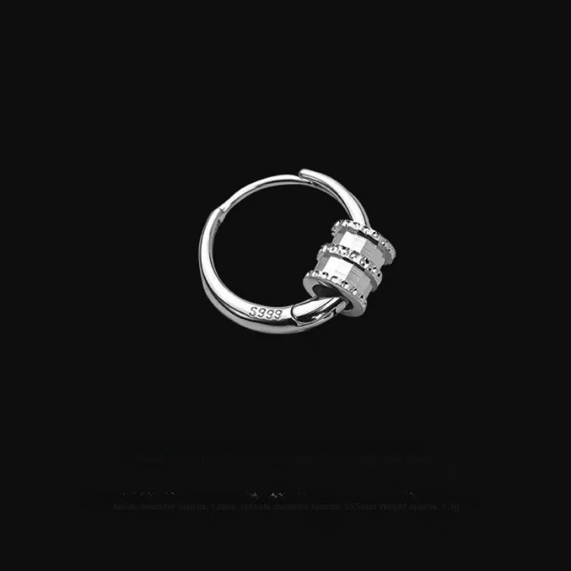 ZWU 999 Fine Silver Earrings Unisex-1