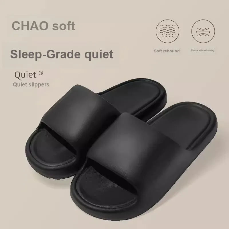Ke Jiayi Squashy And Bouncy Feeling Platform Slippers Summer Bathroom Eva Home Bathing Plus Size, Slippers-9