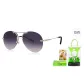 Gold Frame with Gray Tea Brown Lens