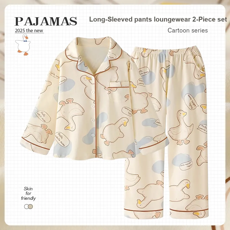 O'MESIK Pajama Set Women's Apricot-1