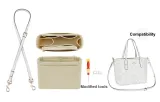 Glacier White Adjustable 90-120cm+Beige Felt Liner[Includes Modified Accessories]