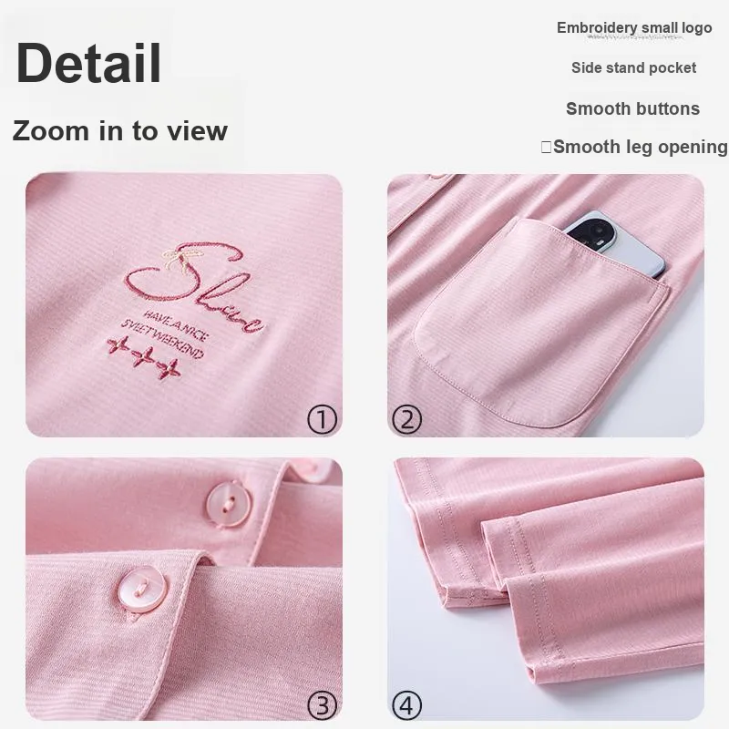 H YXIANG Pajama Set Women's Shopping Bag-4