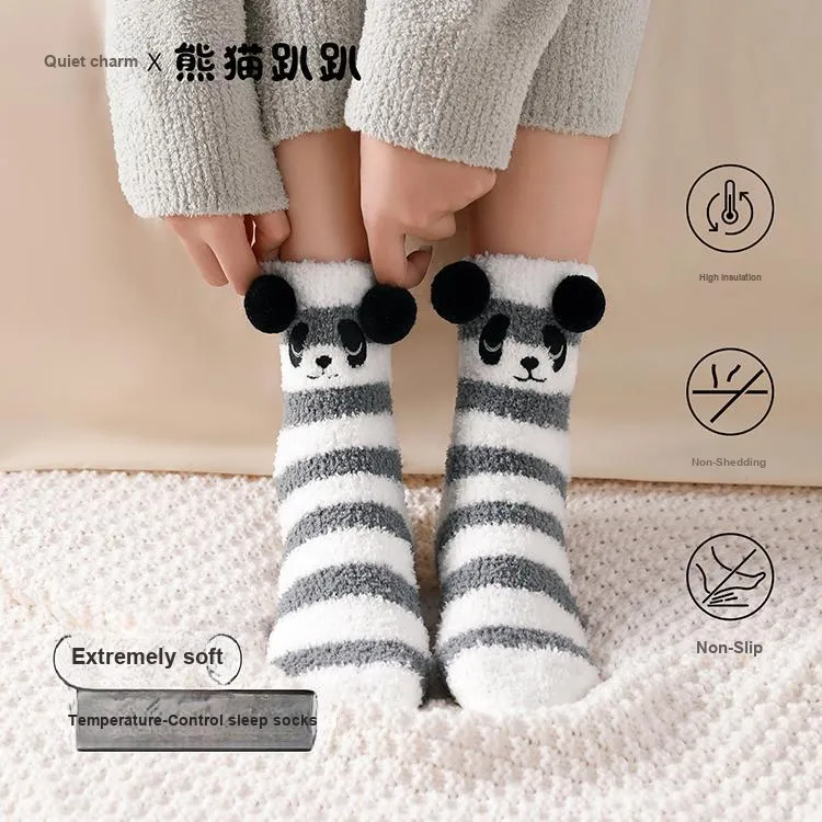 JINGYUN Women's Mid Calf Socks-6