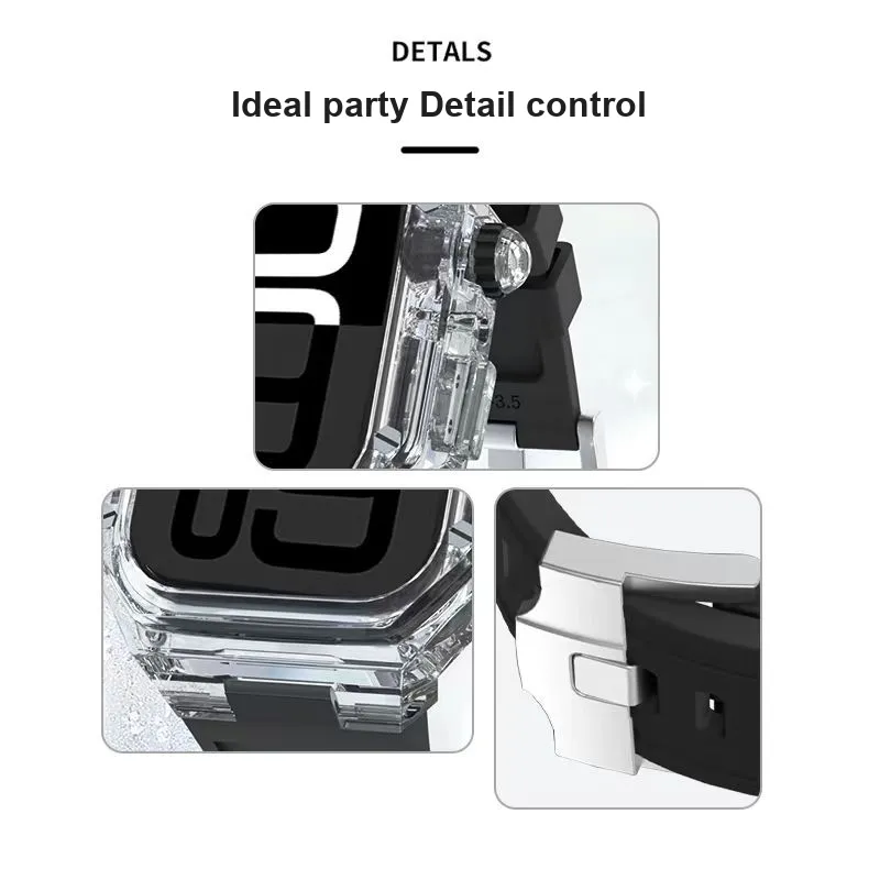 MSSM Apple Compatibility Watch Band 16.76cm~21.33cm 46 Watch Dial Silicone Material-14