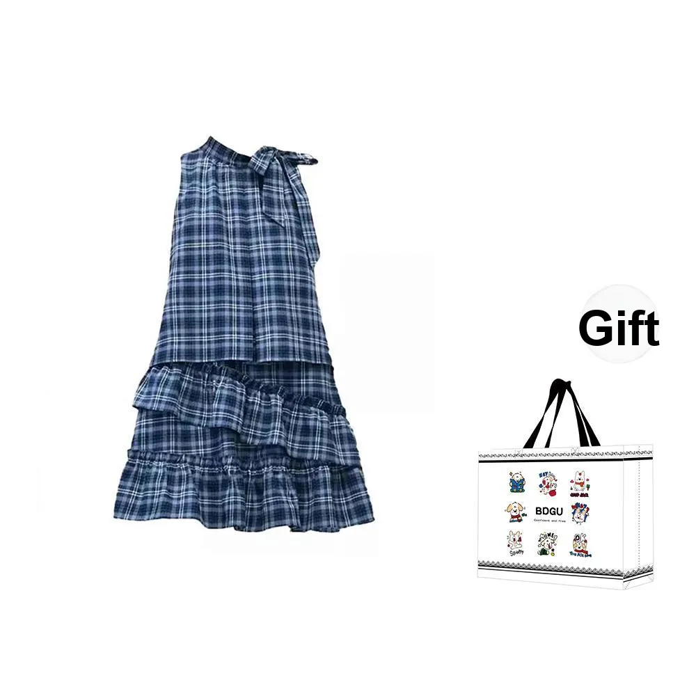 BDGU Sleeveless Dresses Women's Blue