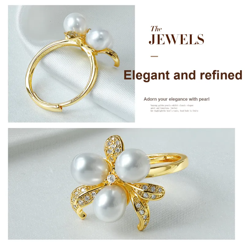 PEARL QUEEN Pearl Rings Women's-2