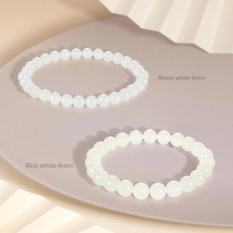 LUKFOOK JEWELLERY Hetian Jade Bracelets White Jade Women's-1