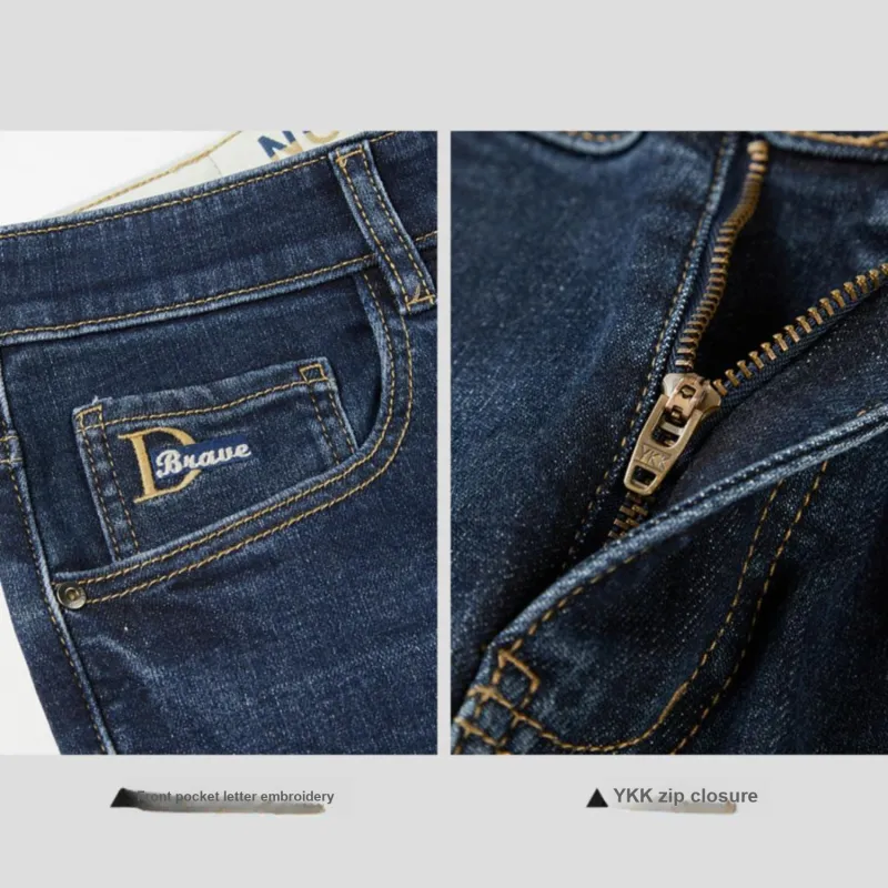 HLA Jeans Men Denim Blue Transition Color Deep J5-3