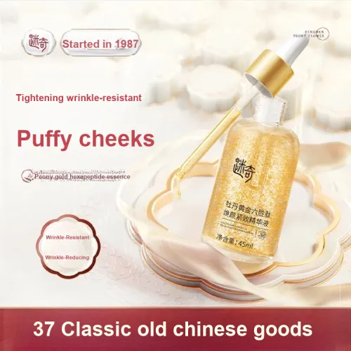 Miki Пион Золотой Hexapeptide Восстанавливающий и Укрепляющий Лосьон-Сыворотка Увлажняющий Сопротивляющийся Мимическим Линам 45 мл