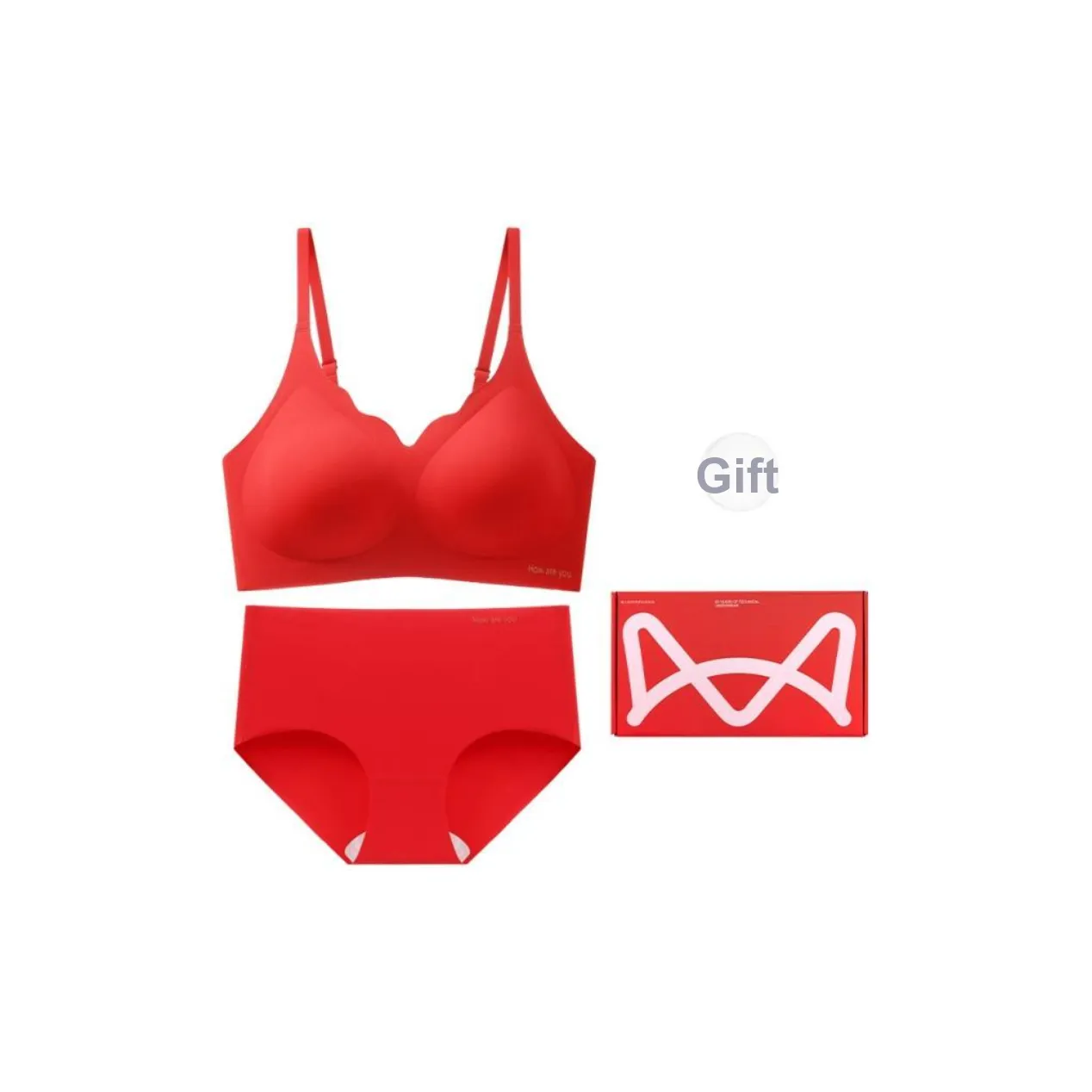 MIIOW Underwear Set Women's Red