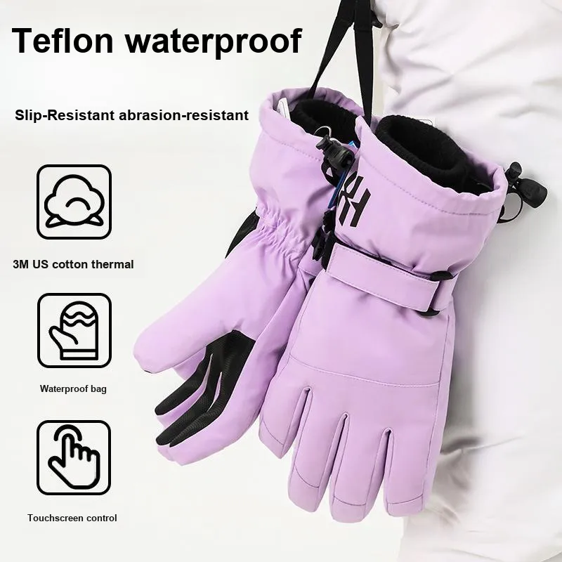 HNJ Ski Gloves Thermal Outdoor Gloves Unisex-2