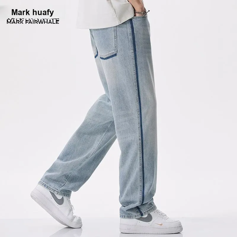 FAIRWHALE Jeans Unisex Light Blue-2