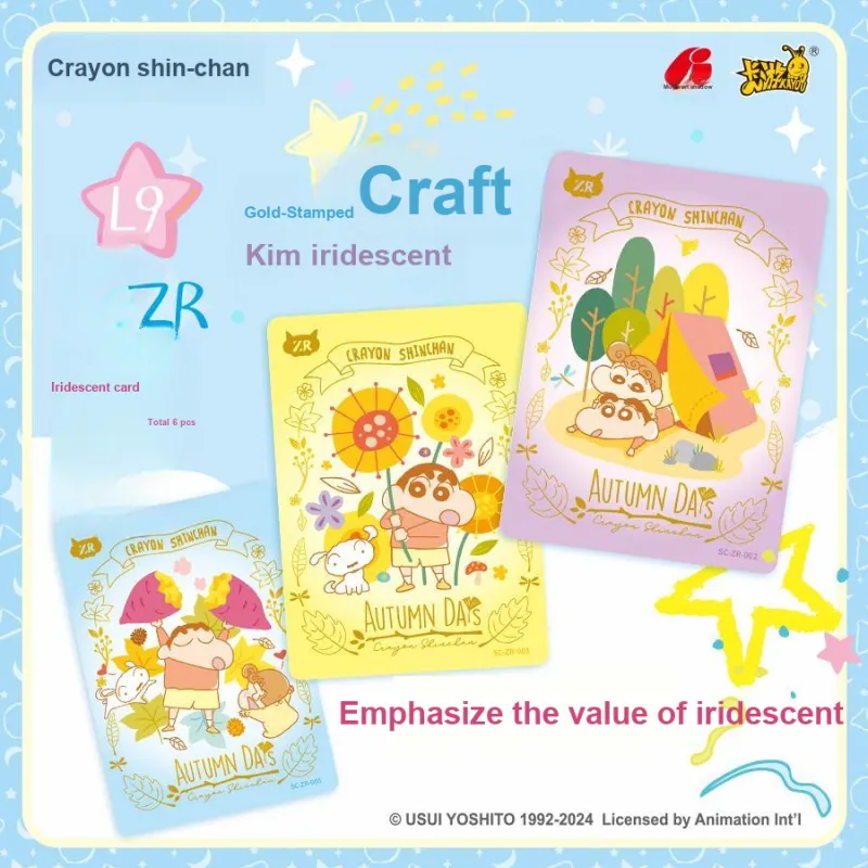 KAYOU Shiro Konomi Shinnosuke Nohara Action Kamen Crayon Shin-Chan Collector's Card IP/Anime Cards Set Of 20 Packs-2