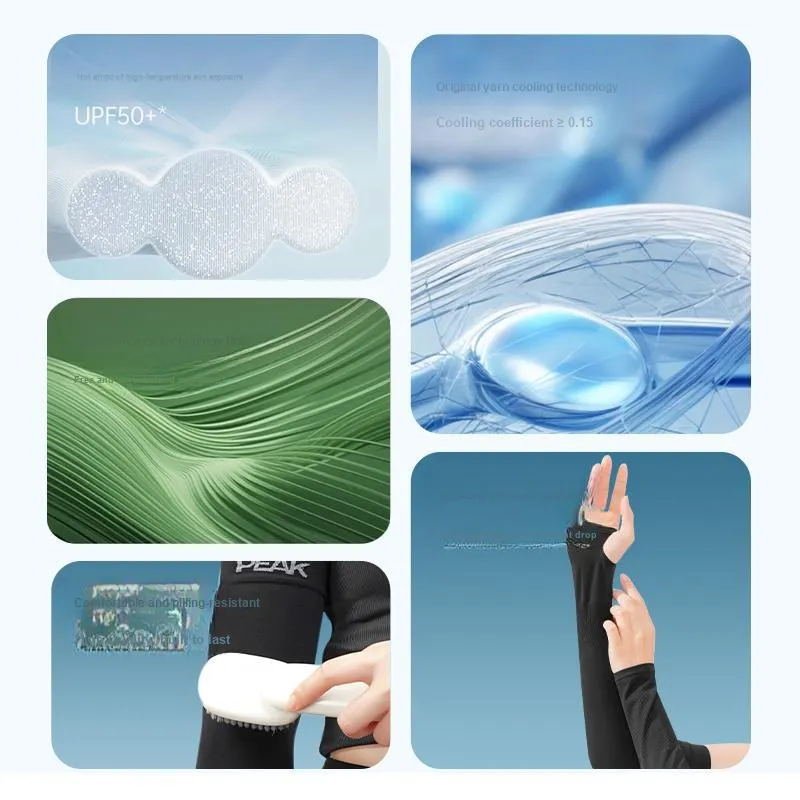 PEAK Basketball Cycling Hiking Arm Guards High Rebound Comfortable Polyamide Unisex-3