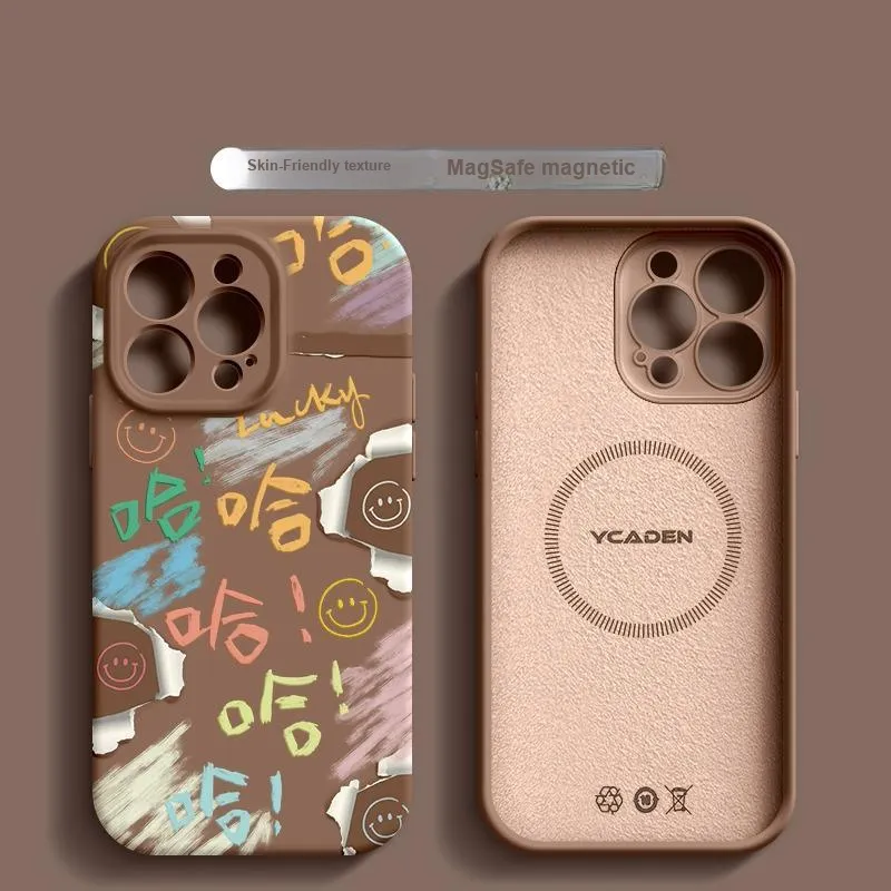 K Touch Silicone Material Phone Cases Compatible With Apple 16 Pro Max/15/14/13/12/11 Series All-35