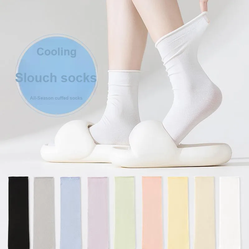 MIIOW Mid Calf Socks Women's 5 Pack-1