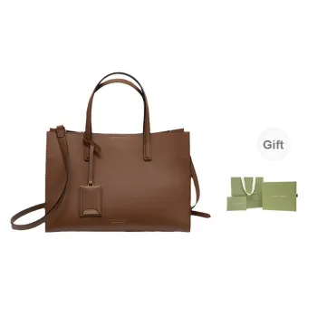 VANESSA HOGAN Cow Leather Mommy Bag Tote Bag Shopping Bag Shoulder Bag Handbag Regular Women's Brown