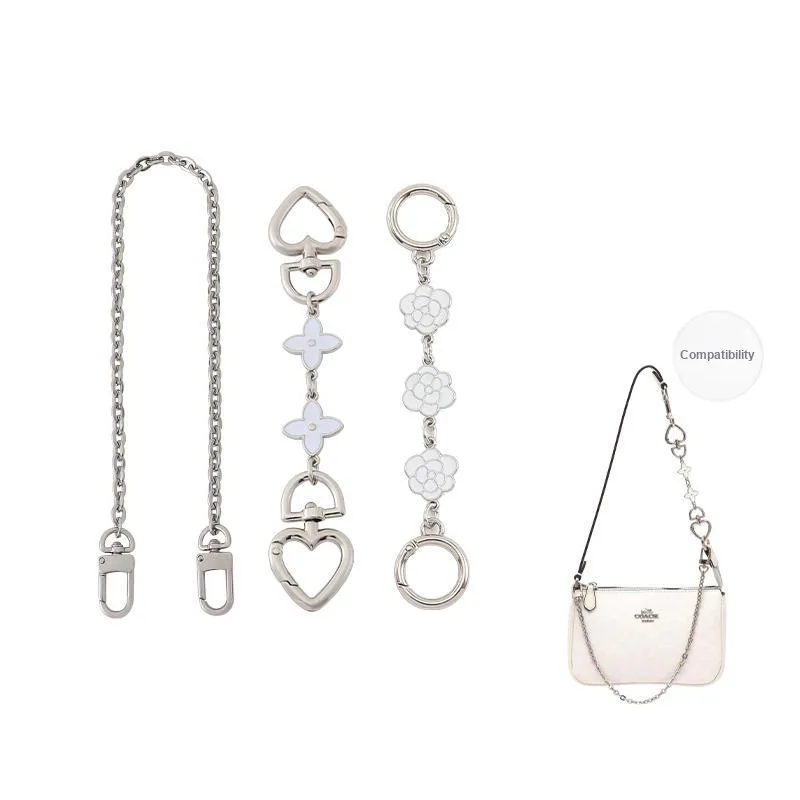 Gloya Metal Bag Accessory Women's Silver-0