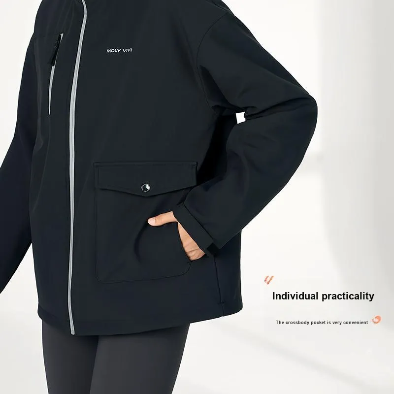 MOLY VIVI Soft Shell Coat Unisex-27