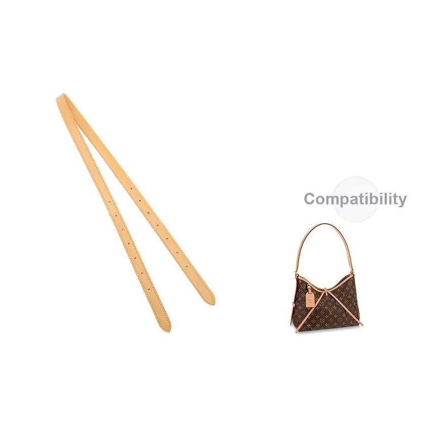 Ingenuity Handmade Vegetable Tanned Leather Cow Leather Bag Shoulder Strap Women's Multicolor