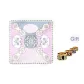 Purple Silk Scarf Buckle Box (Random 1 Pc)
