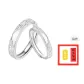 Sweet Eclipse Glacier Couple Couple Rings