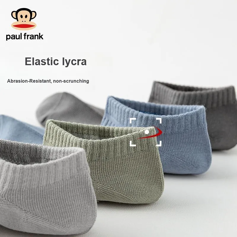 PAUL FRANK No Show Socks Men's Shopping Bag 5 Pack-29