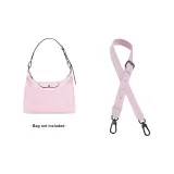 Pink Hobo Crossbody Bag with Leather Strap, 78-108cm