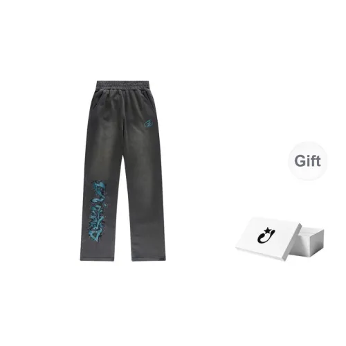 Createexploreexpandconquer Embroidery Graffiti Track Pants